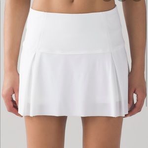 Lululemon White Tennis Skirt